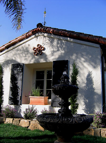 a Small Spanish Home Design with Authentic Santa Barbara Styling. a Remodel Project in Santa Barbara, California