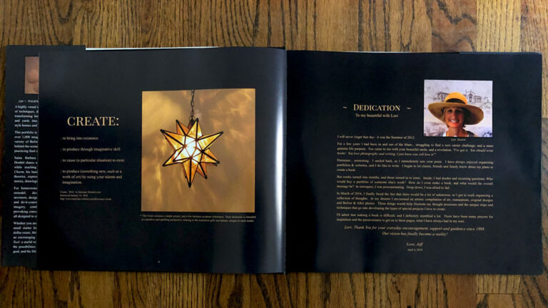 Page 4 and 5 of the book creating spanish style homes: before & after - techniques - designs - insights | jeff doubét | creating spanish style homes® | jeff doubét | creating spanish style homes®