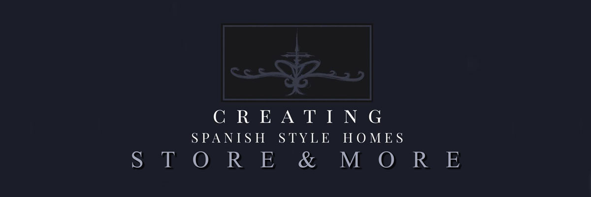 The logo for the online creating spanish style homes® store and more page. Spanish home product resources, curated by santa barbara home designer jeff doubét
