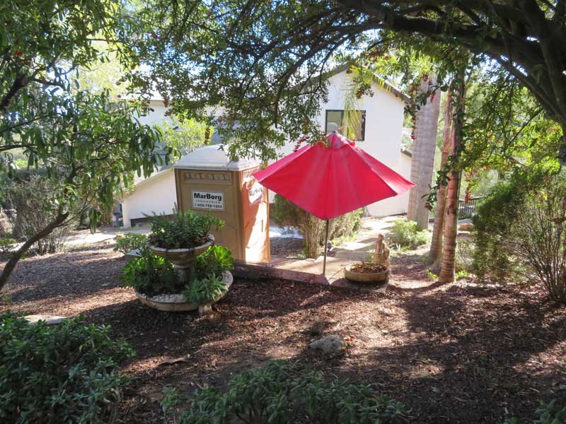 Marborg port-a-potty for santa barbara landscapers